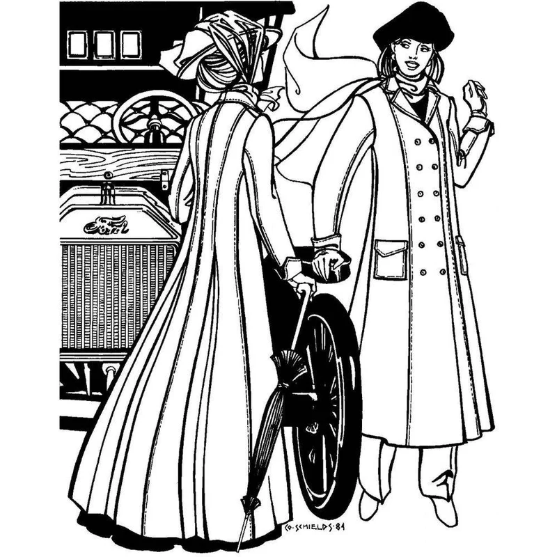 PATRON DE COUTURE PDF | 230 Manteau Model T Duster | Folkwear