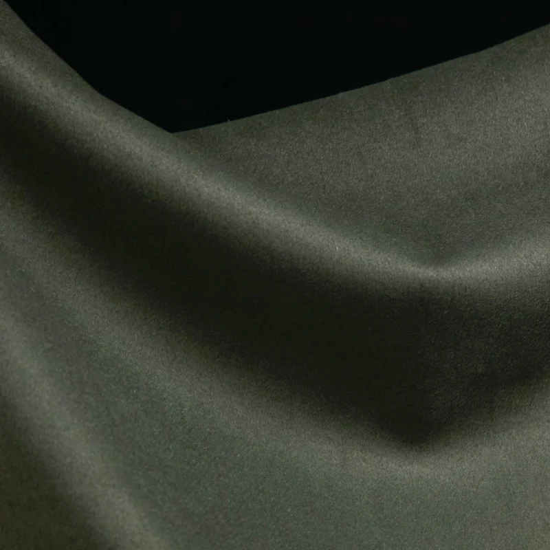 Laine pour manteau | Vert sauge poudré | Mélange de laine | Épais