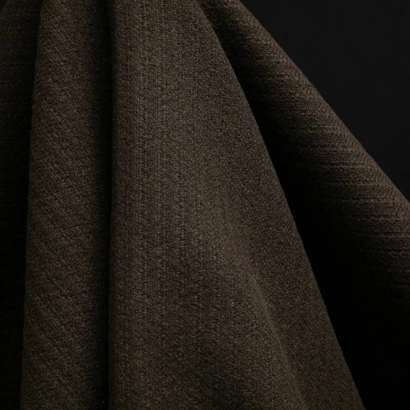 Laine pour manteau | Brun