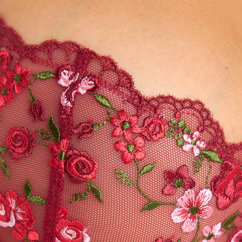 Soutien-gorge Gisèle Intimates (Ensemble) - Vin Rouge