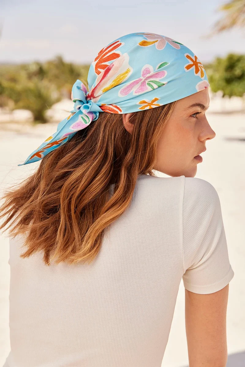 Foulard en soie Moana