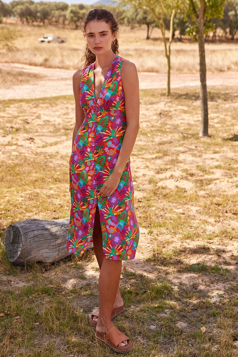 Robe Melusine Jungle