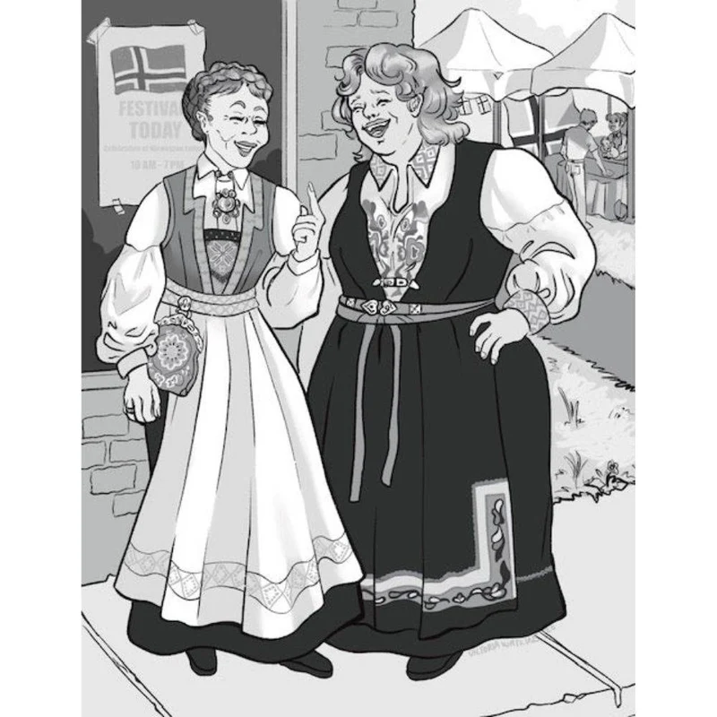 PATRON DE COUTURE PDF | 147 Bunad norvégien | Folkwear