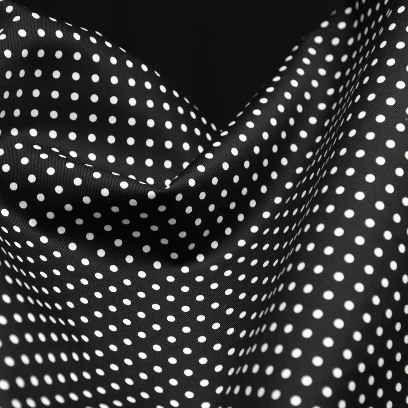 Sergé de coton japonais Sevenberry | Pois