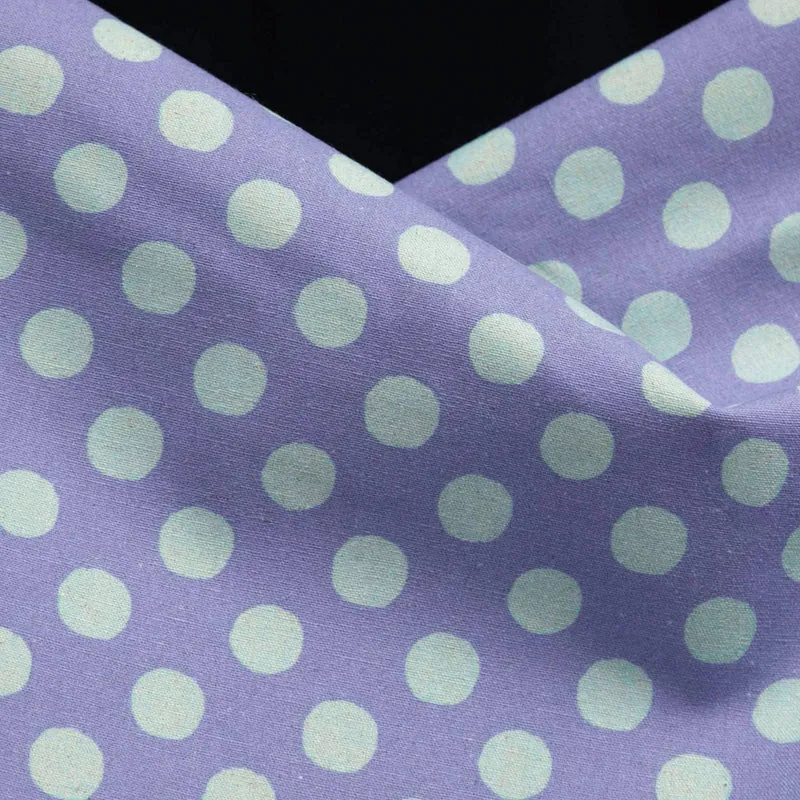 Canvas de coton et lin Sevenberry | Gros pois