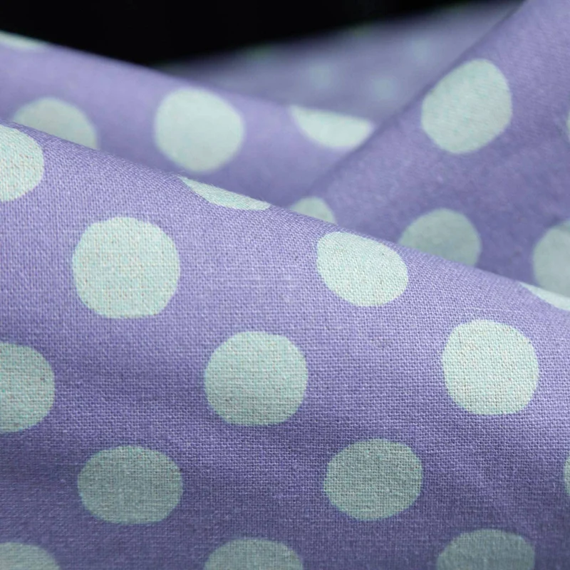 Canvas de coton et lin Sevenberry | Gros pois