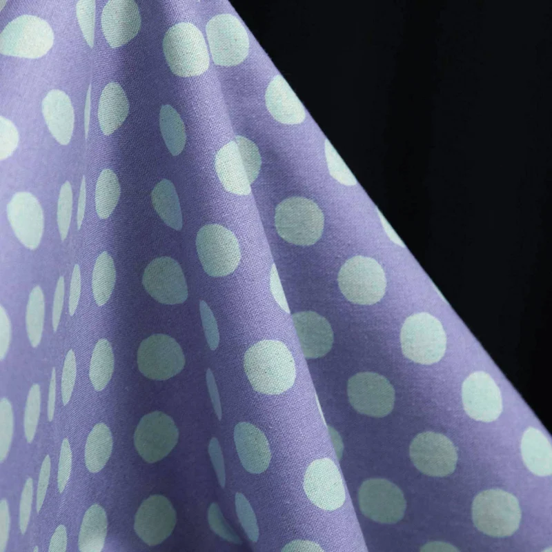 Canvas de coton et lin Sevenberry | Gros pois
