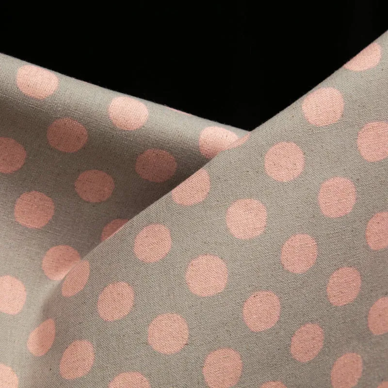 Canvas de coton et lin Sevenberry | Gros pois