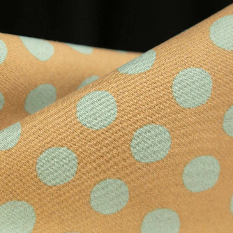 Canvas de coton et lin Sevenberry | Gros pois