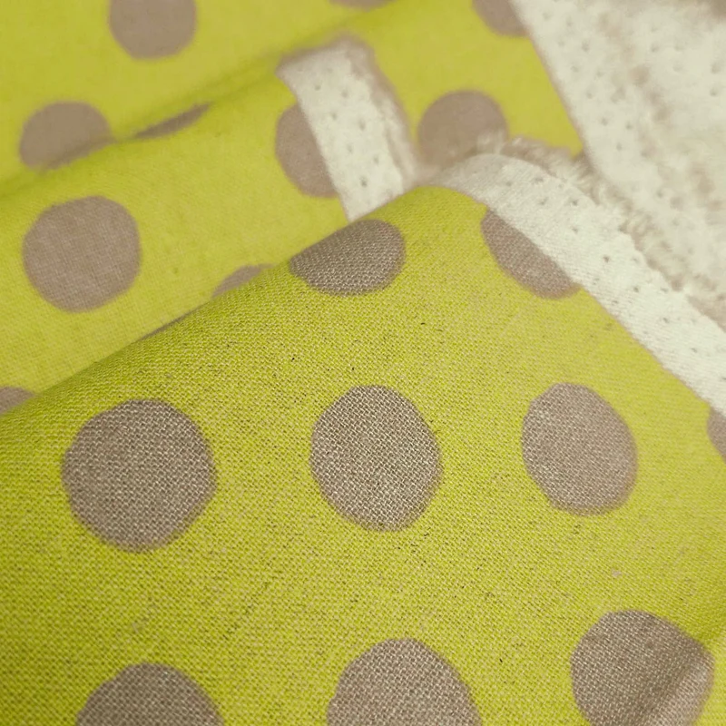 Canvas de coton et lin Sevenberry | Gros pois