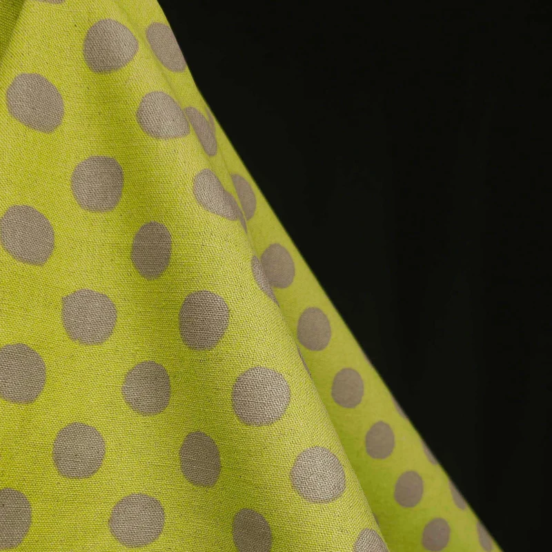 Canvas de coton et lin Sevenberry | Gros pois