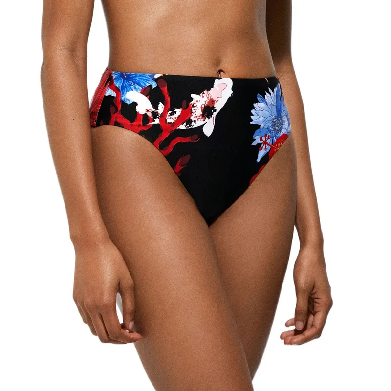 Maillot de bain Desigual pour femme, noir, en polyamide.