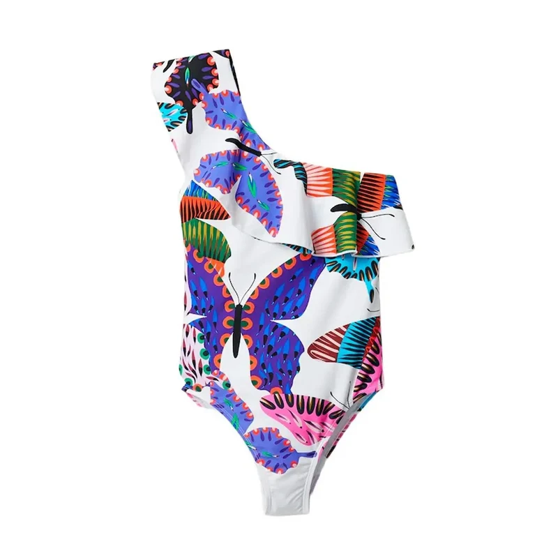 Maillot de bain blanc en polyamide Desigual pour femme