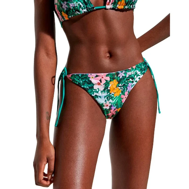 Maillot de bain fleuri vert Desigual pour femme