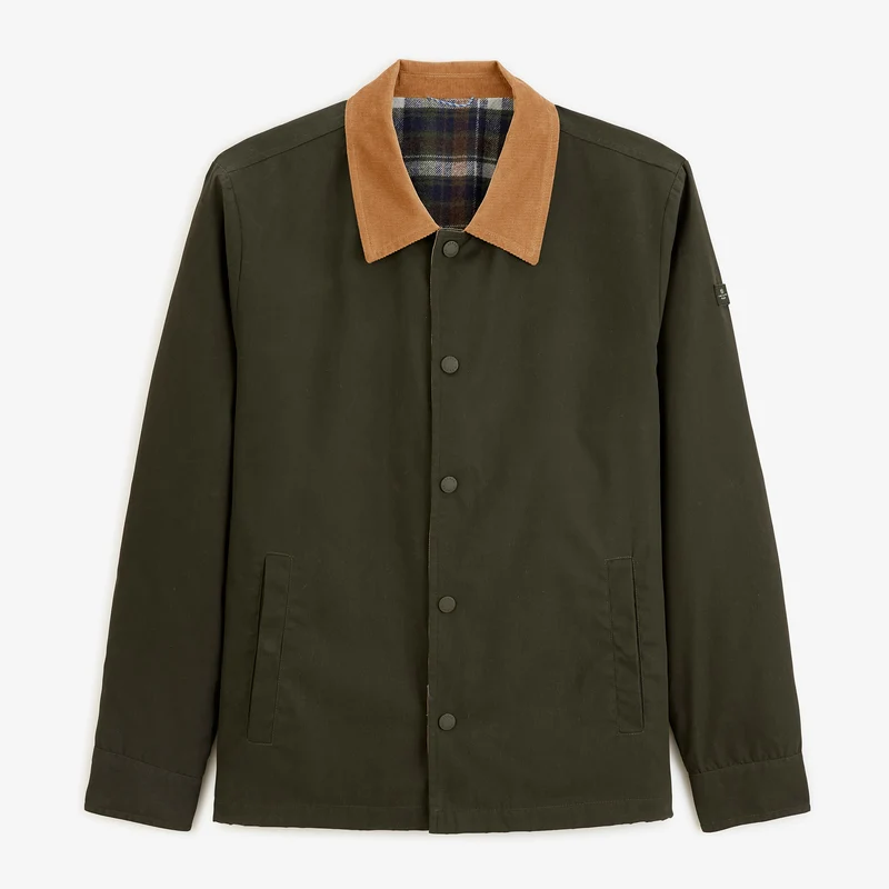 Blouson déperlant col velours taupe Dan SBPLAY