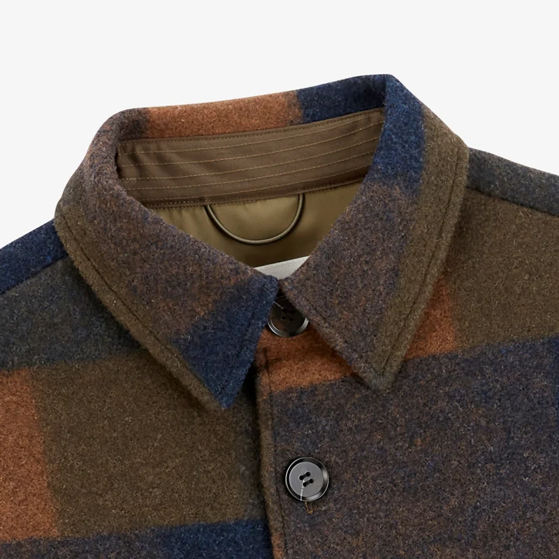 Veste Trap doublée à carreaux multicolore Patchwork