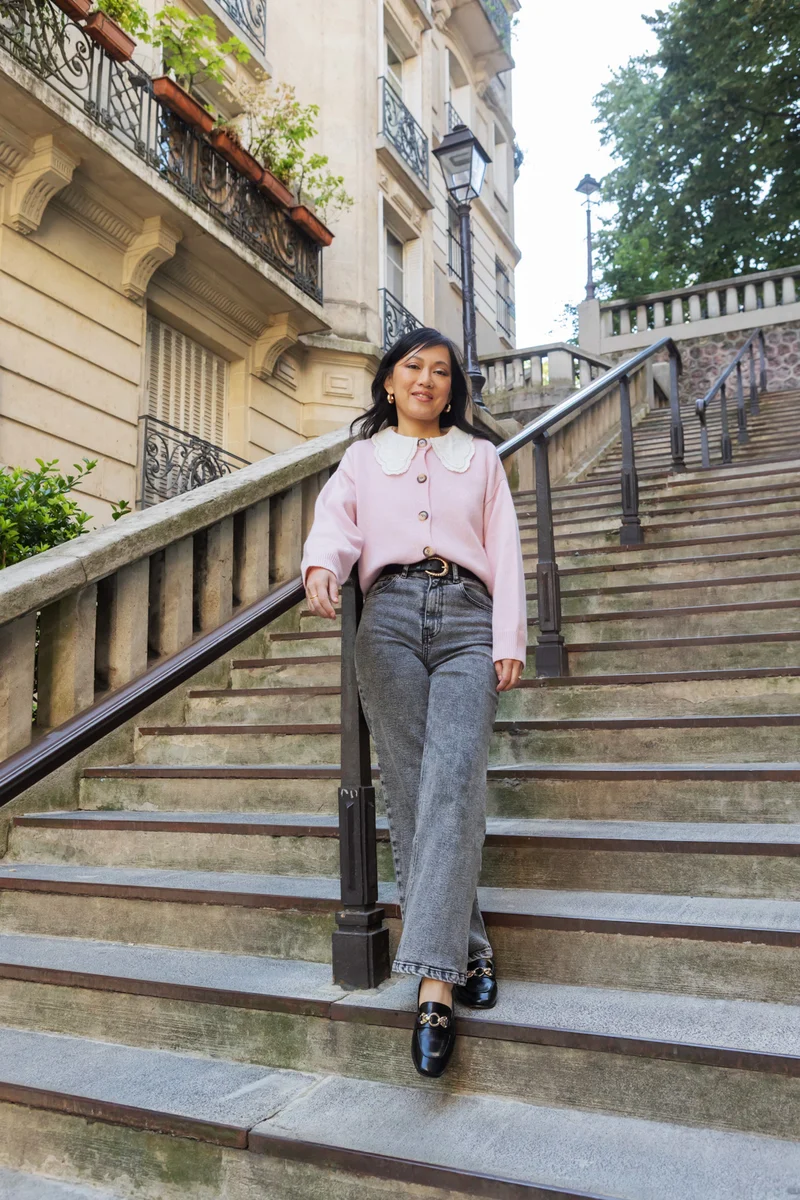 Cardigan Chloé - rose
