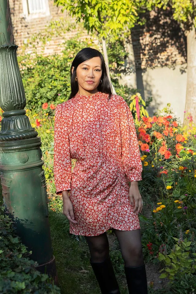 Robe Sabrina - fleuri