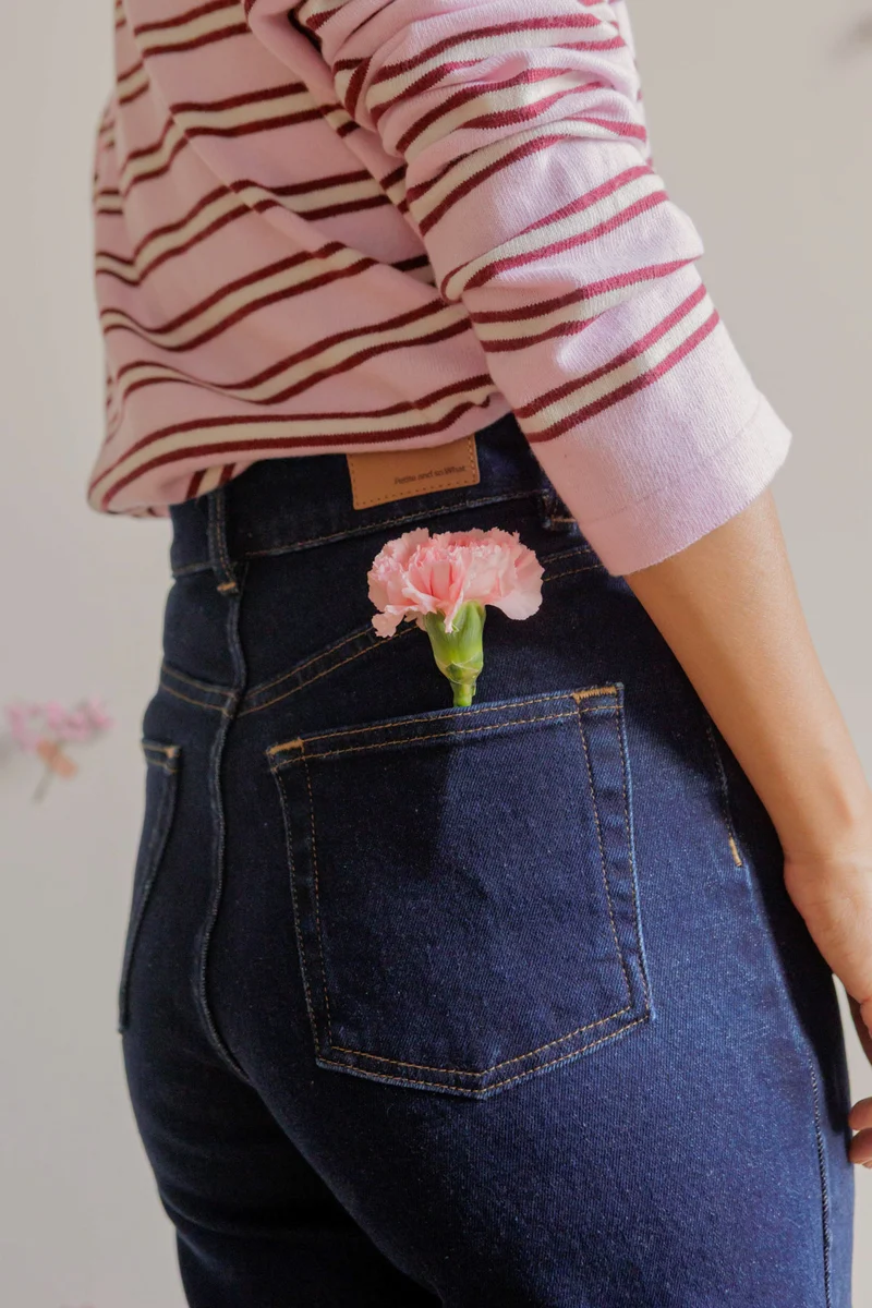 Jean wide Audrey - indigo