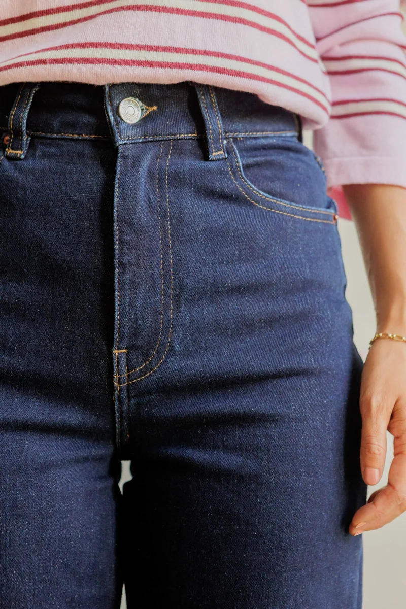 Jean wide Audrey - indigo