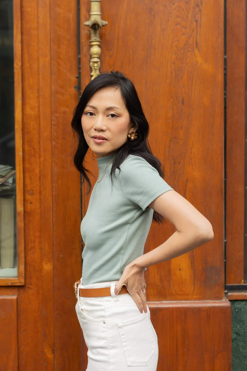 Tee-shirt Lola - vert celadon