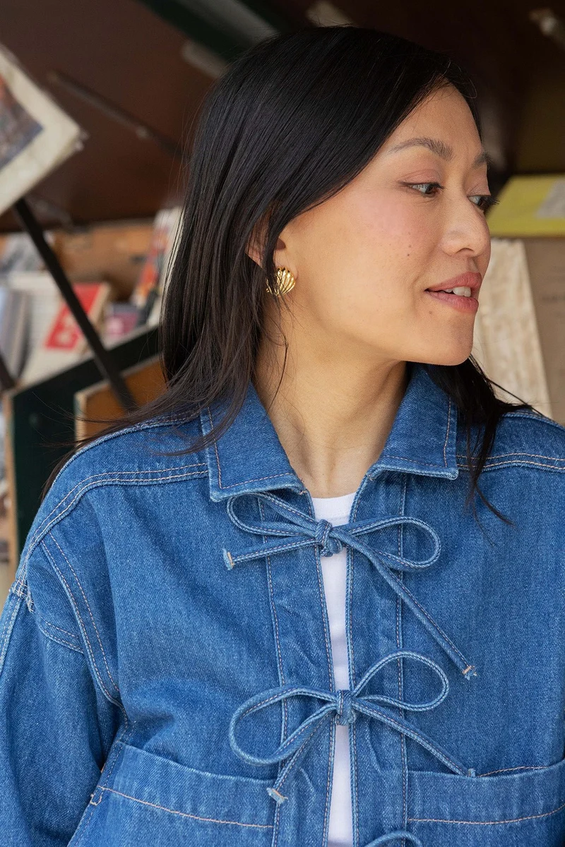 Veste en jean Melissa - noeuds