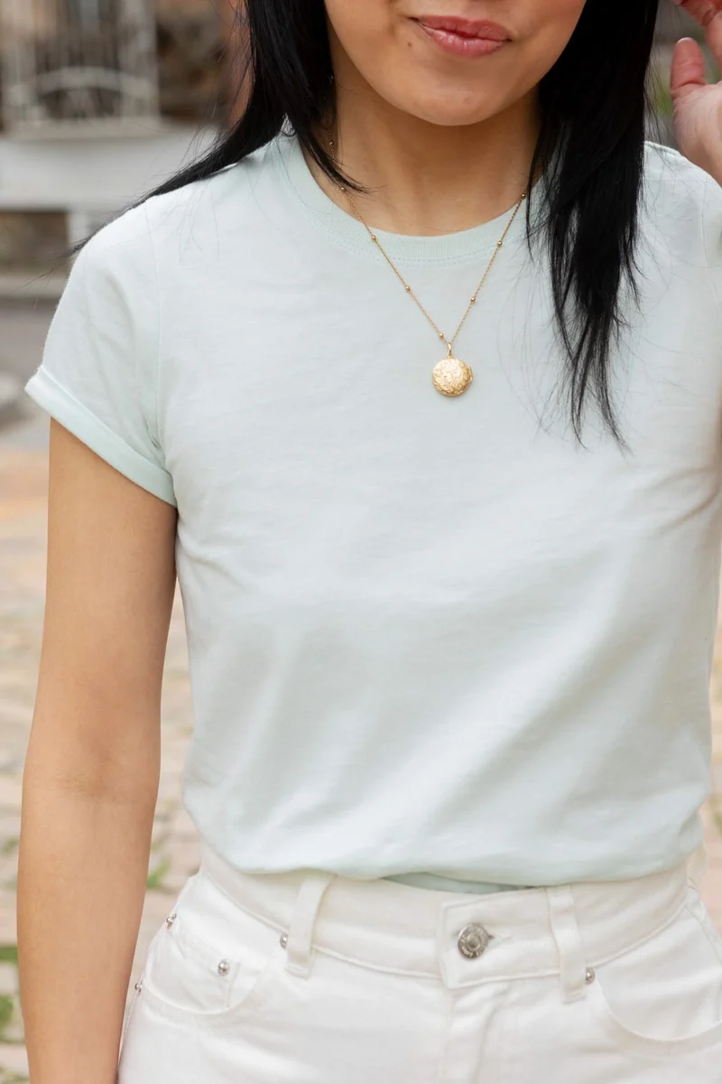 Tee-shirt Norah - vert d'eau