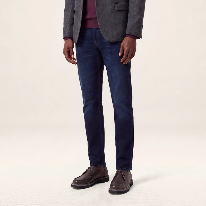 Jean slim stretch bleu foncé délavé 325 Powertwist