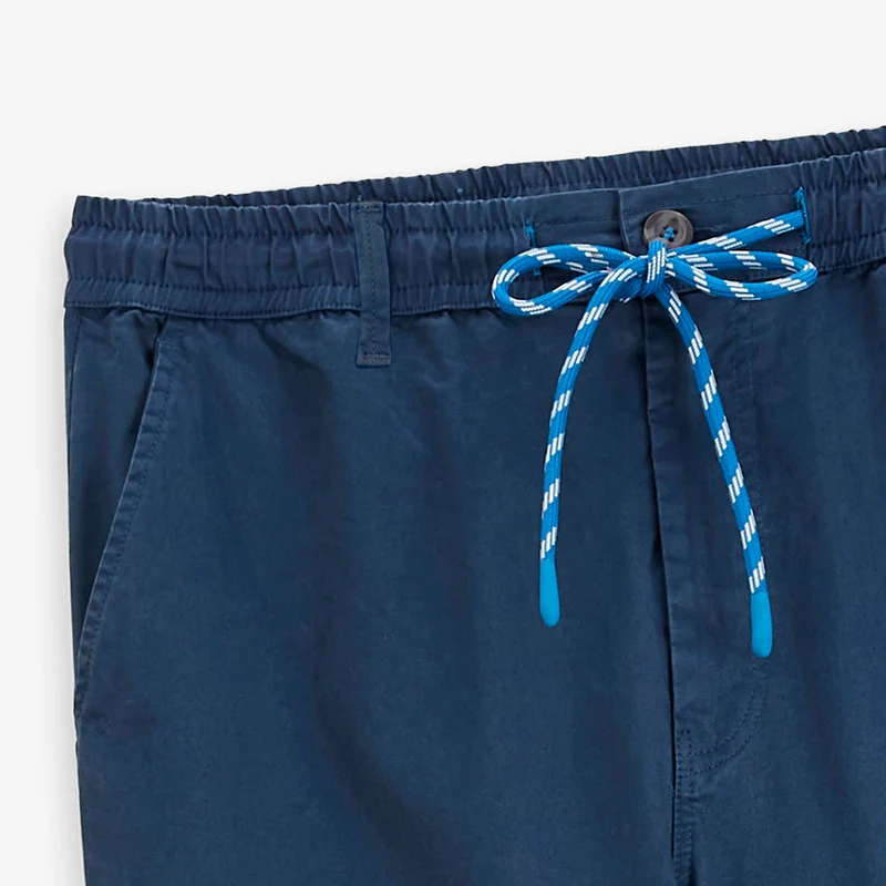 Pantalon coton stretch taille élastiquée bleu 558 SBPLAY