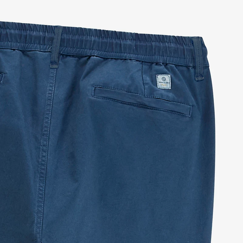 Pantalon coton stretch taille élastiquée bleu 558 SBPLAY