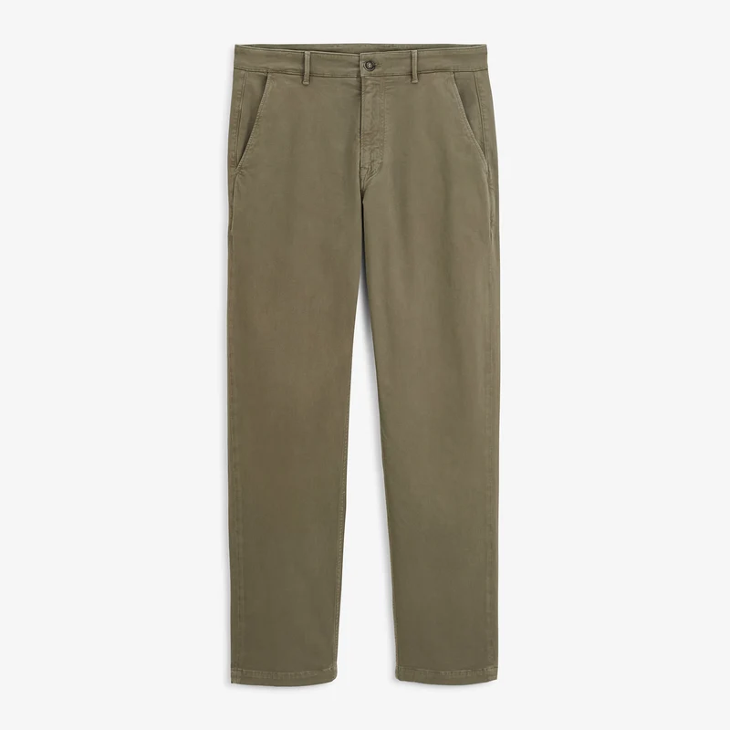 Chino coton stretch coupe droite gris taupe 751 SBPLAY
