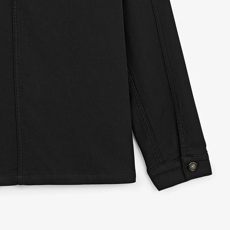 Veste worker en coton noire Wendel
