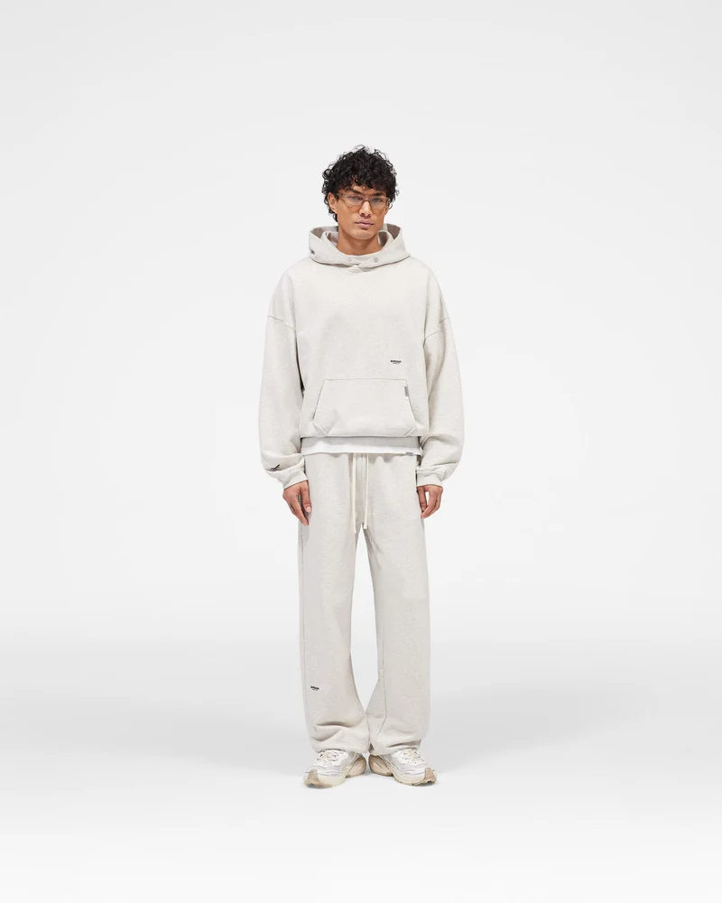 Micro Owners Club Hoodie - Cream Marl