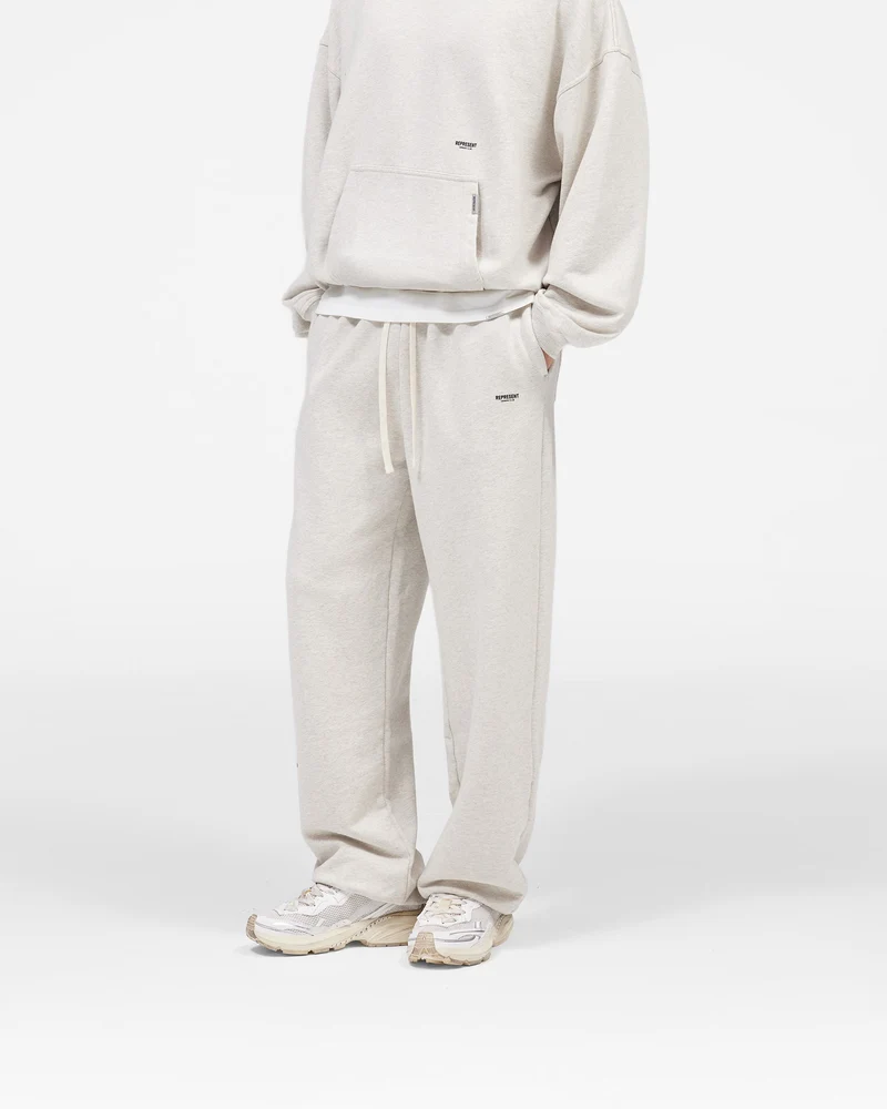 Micro Owners Club Sweatpant - Cream Marl