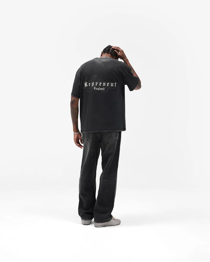 R3 Baggy Denim - Aged Black