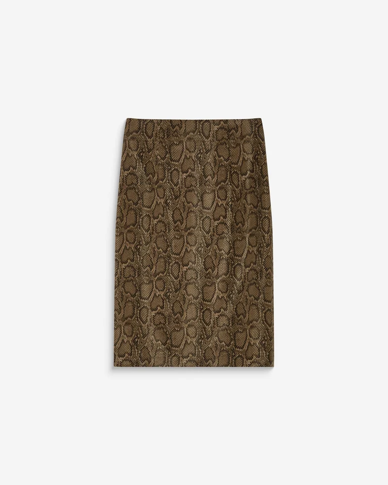 Jupe fourreau similicuir taille haute python Acacia