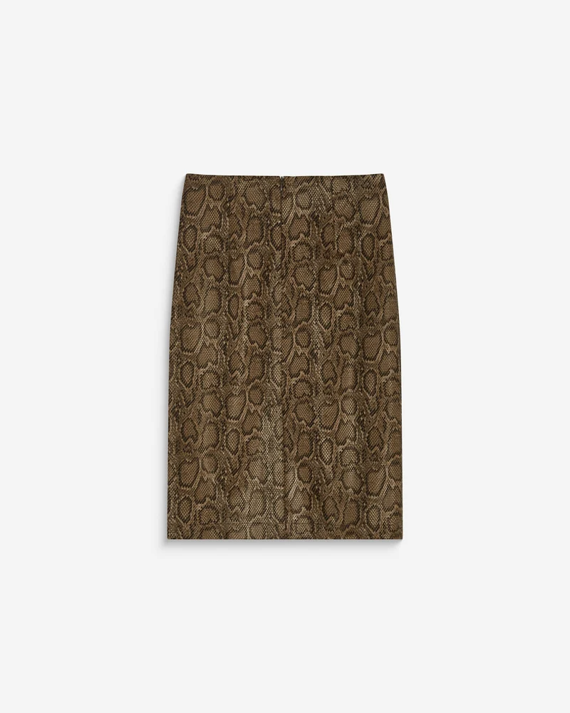 Jupe fourreau similicuir taille haute python Acacia