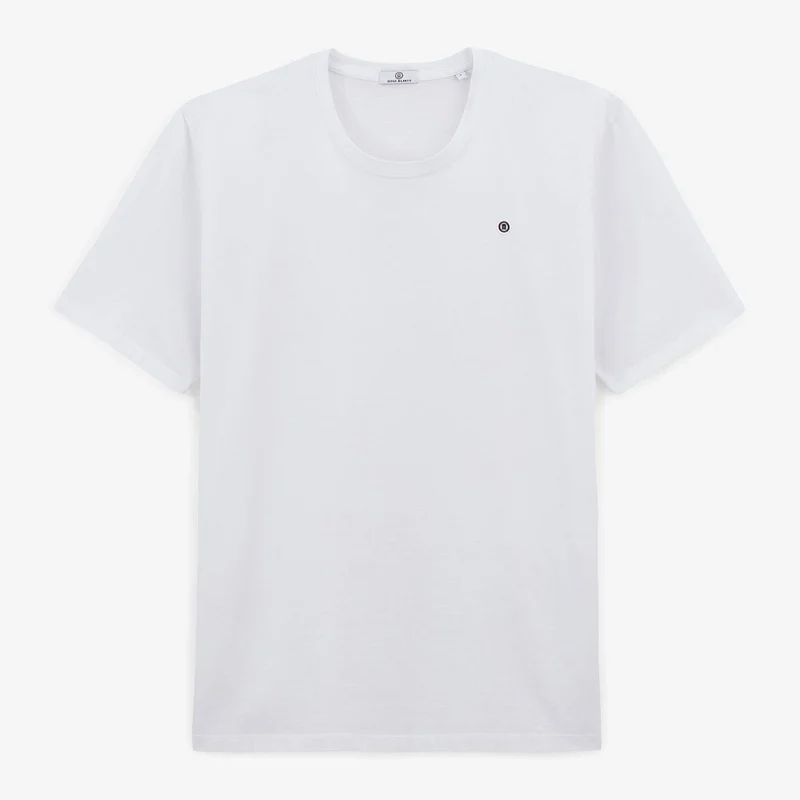 T-shirt manches courtes en coton Théo blanc