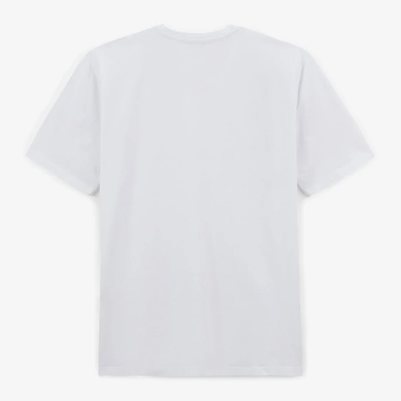 T-shirt manches courtes en coton Théo blanc