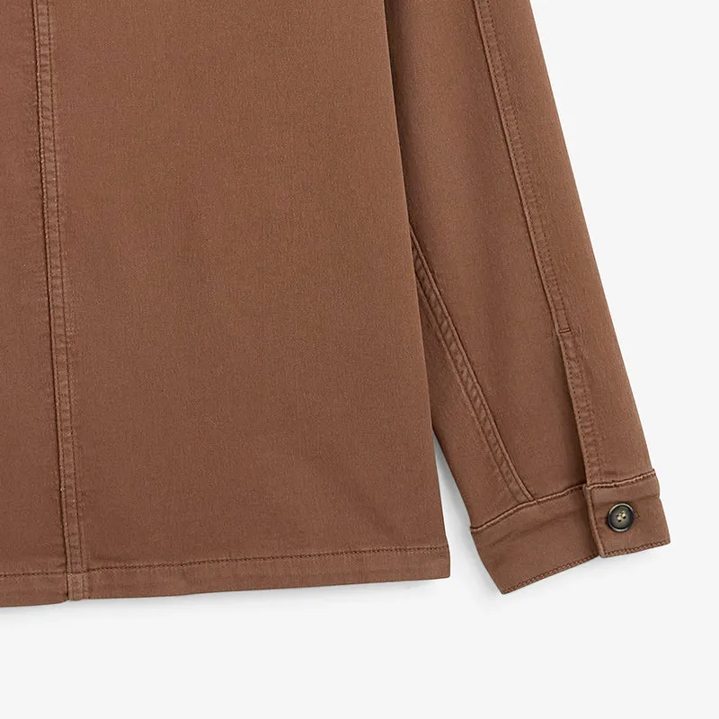 Veste worker en coton marron Wendel