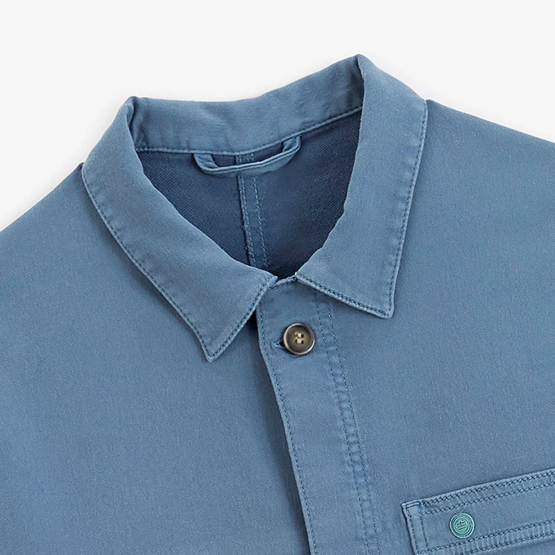 Veste worker en coton bleu Wendel