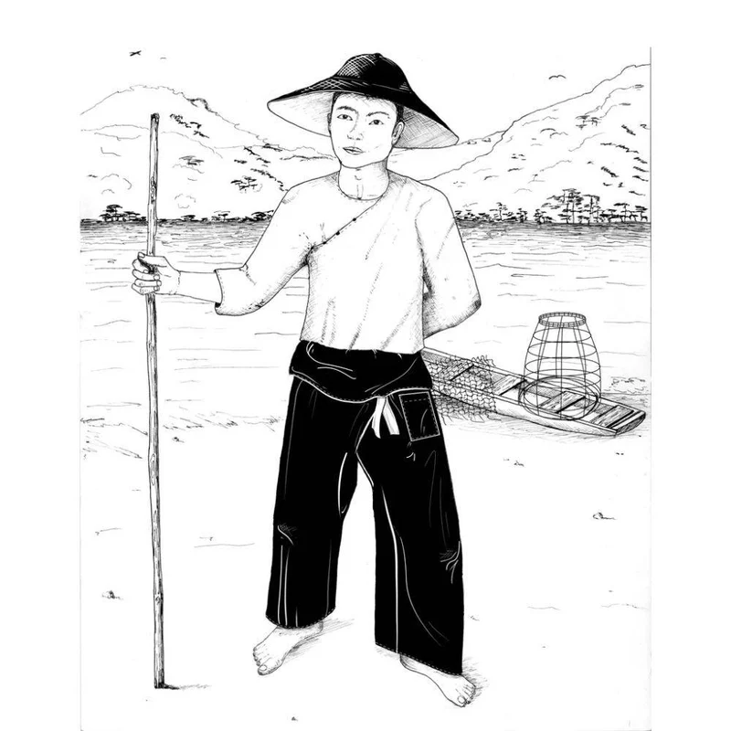PATRON DE COUTURE PDF | 161 Pantalon de pêcheur thaïlandais | Folkwear | UNISEXE