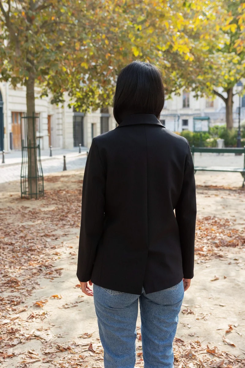 Veste croisée Alysa - noir