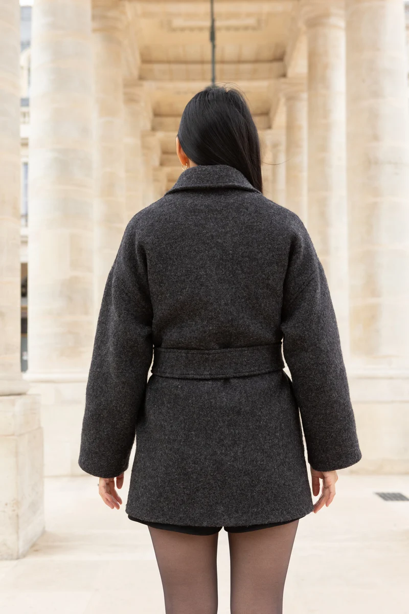 Manteau Yoko - anthracite