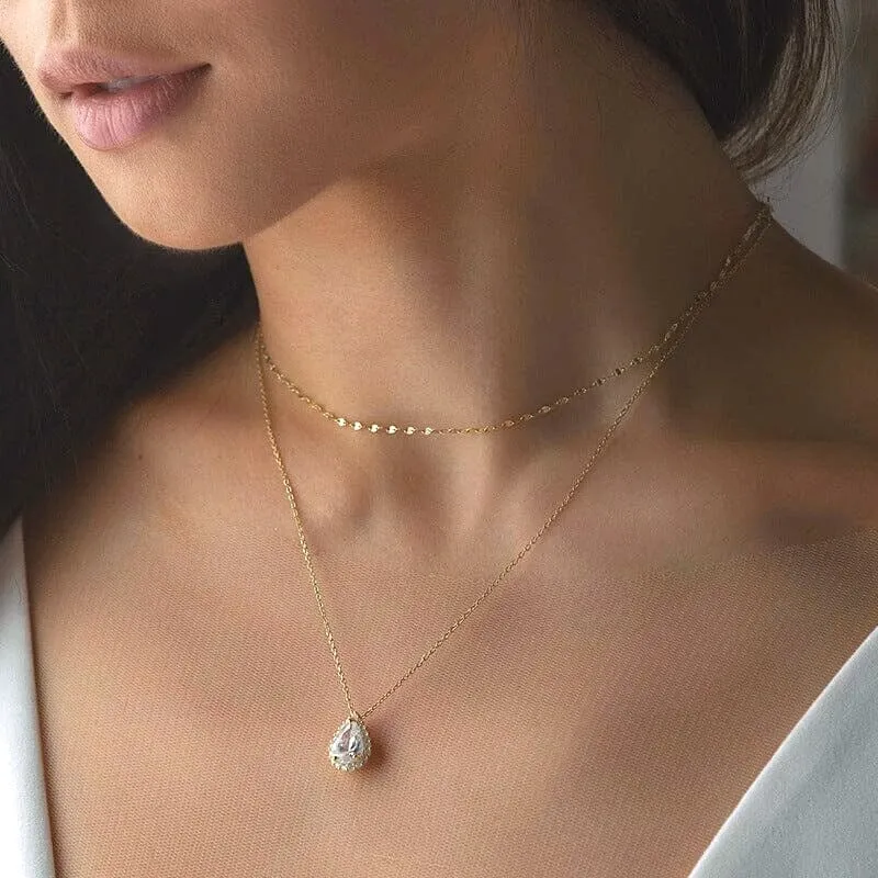 Collier de Dos Mariée - Justine