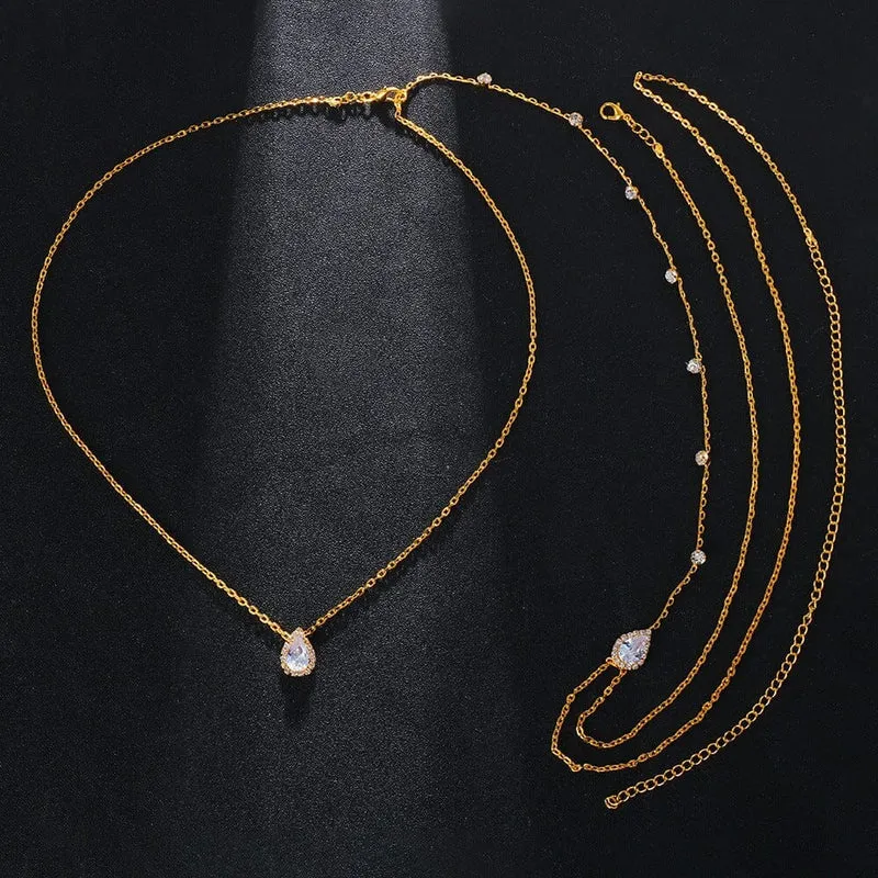 Collier de Dos Mariée - Justine