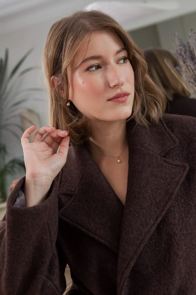 Manteau Yoko - chocolat
