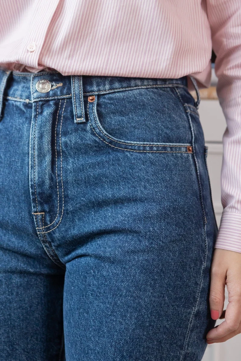 Jean droit Ellen - bleu indigo