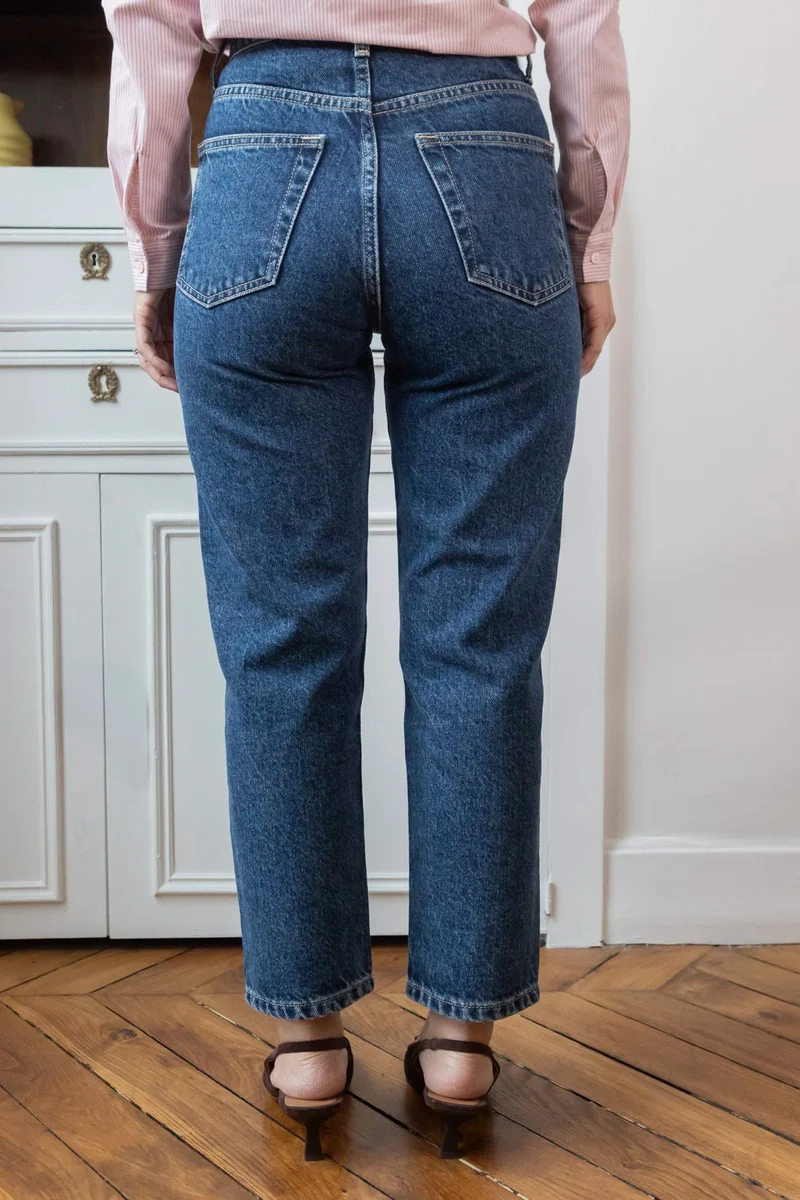 Jean droit Ellen - bleu indigo