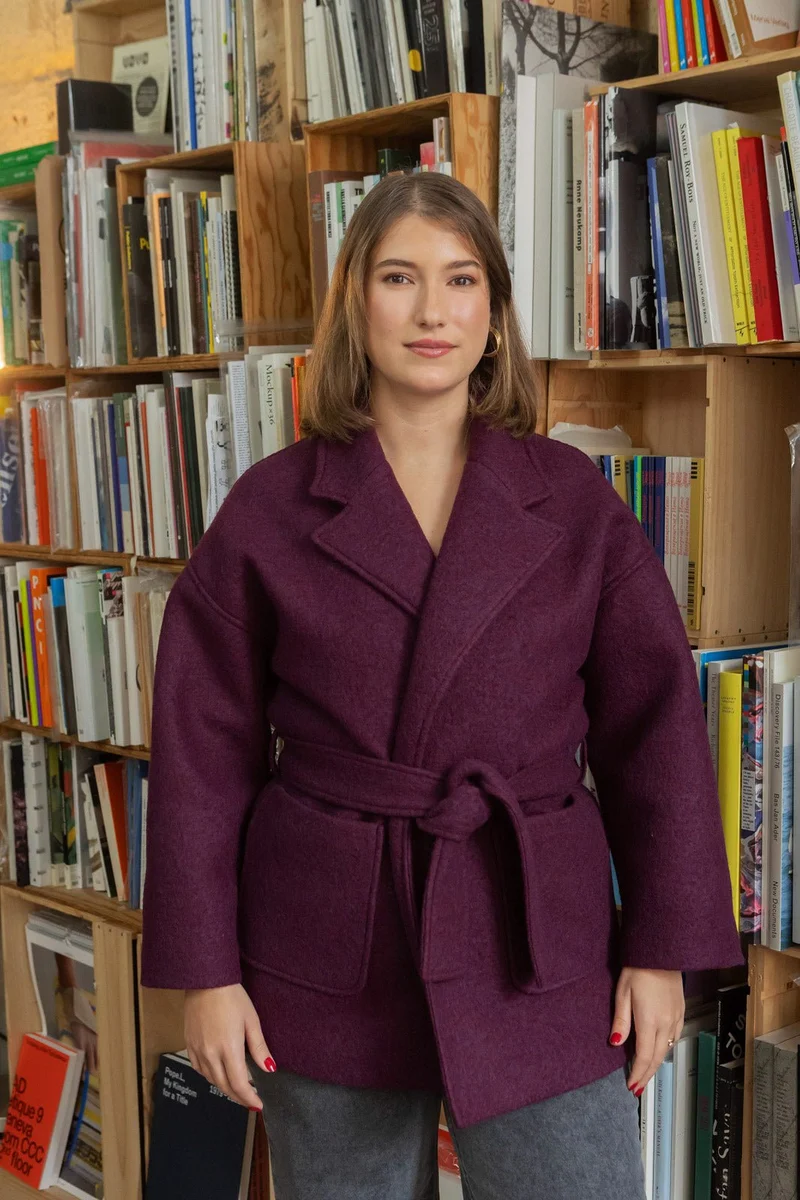 Manteau Yoko - prune